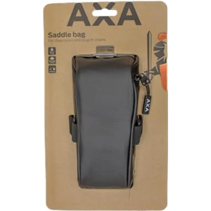 AXA Velotasche Satteltasche für Fahrräder, praktische Fahradtasche schwarz – Bild 2