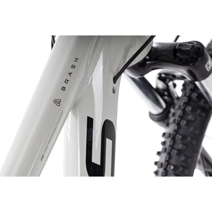 Axess BRASH Hardtail Mountainbike 29 Zoll, Aluminiumrahmen mit hydraulischen Scheibenbremsen und 16 Gängen, Hellgrau, 21 Zoll – Bild 9