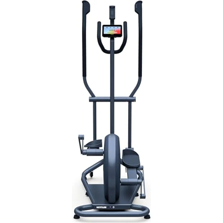Kettler HOI Cross Pro Crosstrainer Stone, 7-Zoll-Touch-Konsole, 600 Watt, Induktionsbremse, Smartphone- und Tablethalterung – Bild 2