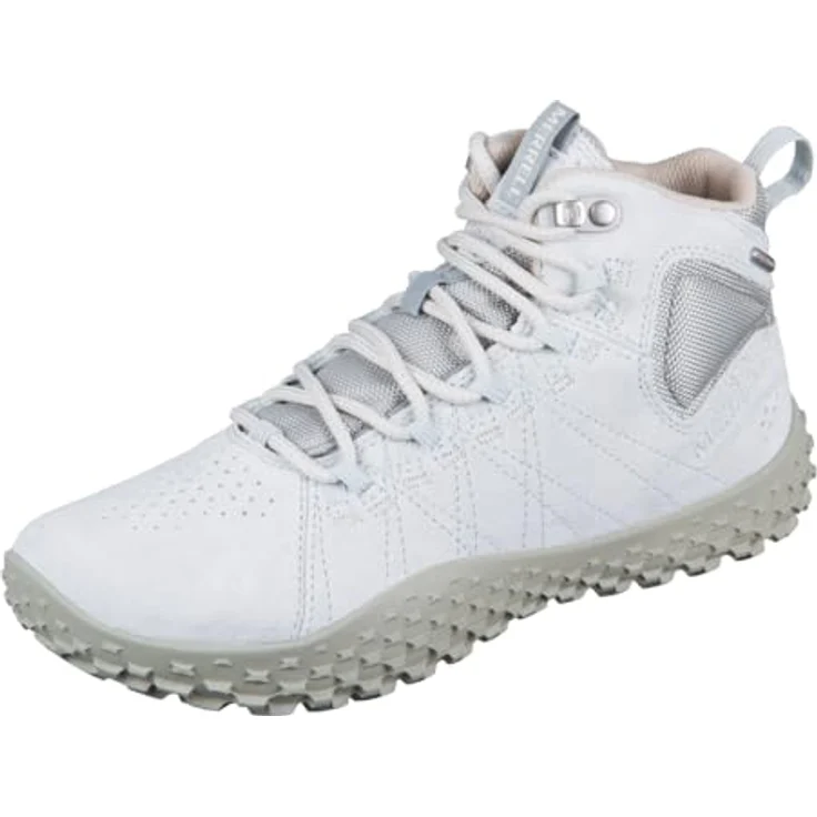 Merrell Wrapt Mid WP Women UK 5, wasserdichte Wanderschuhe mit aggressiver Gummisohle, hellgrau (Farbe Angelite) – Bild 1