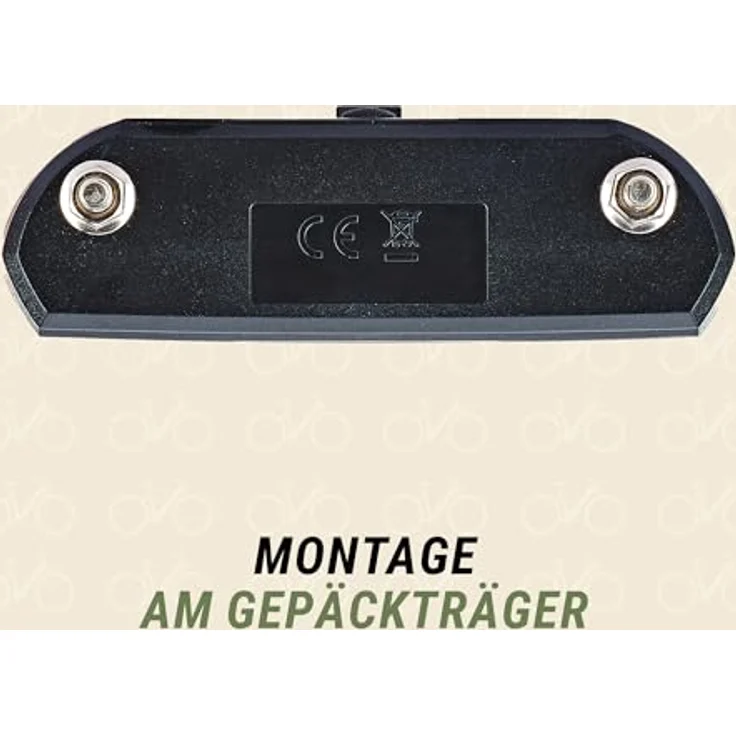 Prophete LED-Batterierücklicht, Fahrradbeleuchtung mit hoher Sichtbarkeit – Bild 6