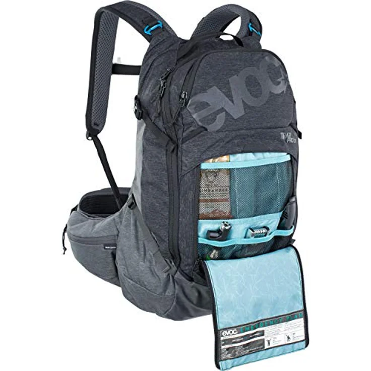 Evoc Trail Pro 26 L - Rucksack - Schwarz/Grau S/M – Bild 8