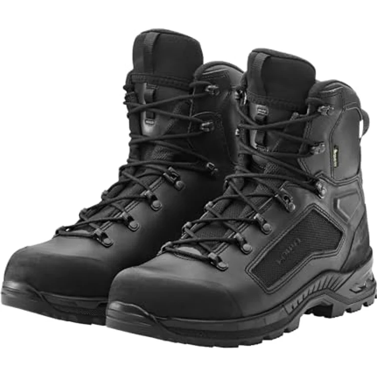 Lowa BREACHER GTX MID, knöchelhohe Einsatzstiefel in Schwarz, wasserdicht mit GORE-TEX-Membran und Vibram-Sohle, Größe 47 – Bild 5