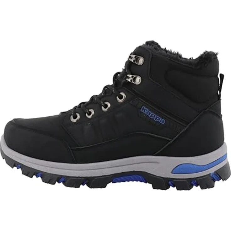 Kappa Wanderschuh Schwarz, Größe 43, Schnürer mit Gummi-Laufsohle und Textil-Innenmaterial – Bild 1