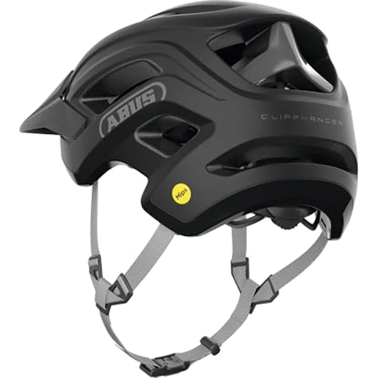 ABUS MTB-Helm Cliffhanger MIPS, Fahrradhelm mit Multi-directional Impact Protection und großen Lüftungsöffnungen, Schwarz, Größe M – Bild 4