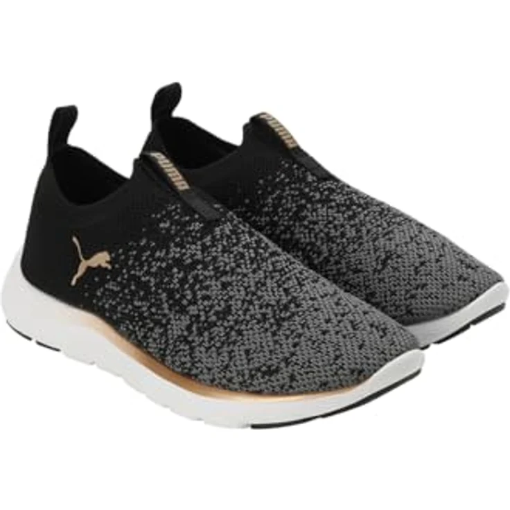 PUMA Softride Remi Slip-on Knit Wn's Laufschuhe mit SOFTRIDE-Dämpfung, Schwarz, Übergrößen 309834-01 – Bild 6