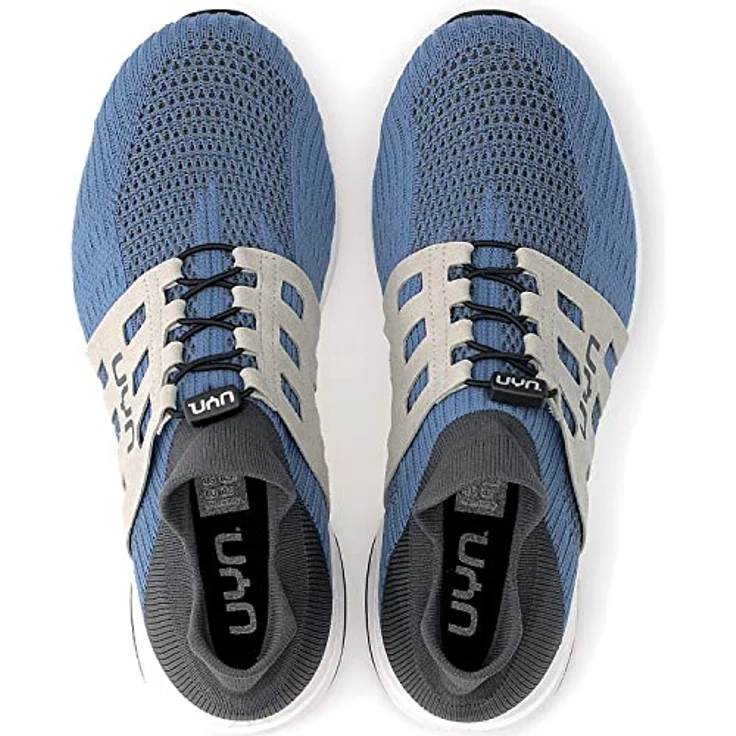 UYN Nature Tune Schuhe Damen, nahtfreier Laufschuh aus Merinowolle, blau, Gr. 38 – Bild 5