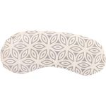 Bodhi Weiches Augenkissen aus Baumwolle | Bio-Leinsamen & Bio-Lavendel | Vegan | Yoga, Entspannung & Meditation | Lotus Petals, natur-grau