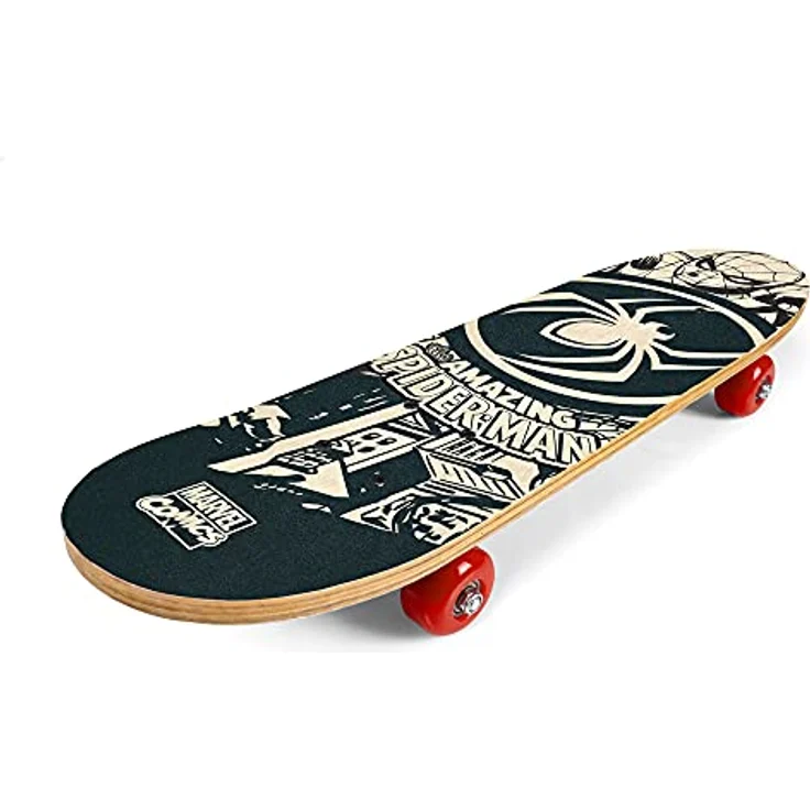 Seven Polska Wooden Skateboard Star Wars 61x15x8/10cm, original Lizenzware Disney/Marvel, 30mm PVC Räder, ABEC-7 Lager, max. 50kg Tragkraft, Ahornholz, NEUWARE (Abbildung ähnlich) – Bild 2