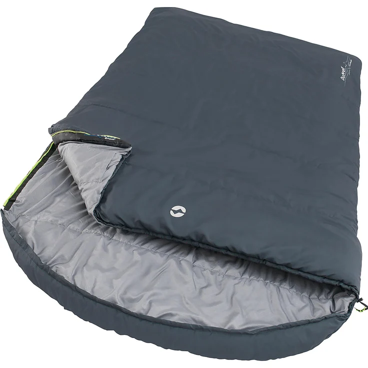 Outwell Doppelschlafsack, 225 cm, warm und großzügig für zwei Personen, ideal für kühle Nächte – Bild 1