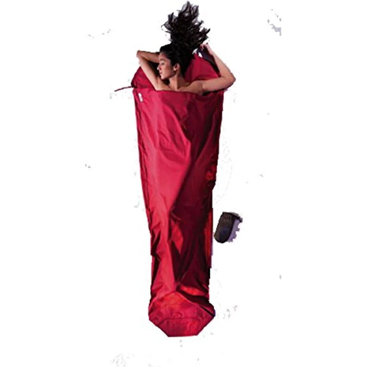 Cocoon MummyLiner, leichtgewichtiger Innenschlafsack aus 100 % Baumwolle, 241 cm, atmungsaktiv, waschmaschinenfest, für warme Klimazonen – Bild 2