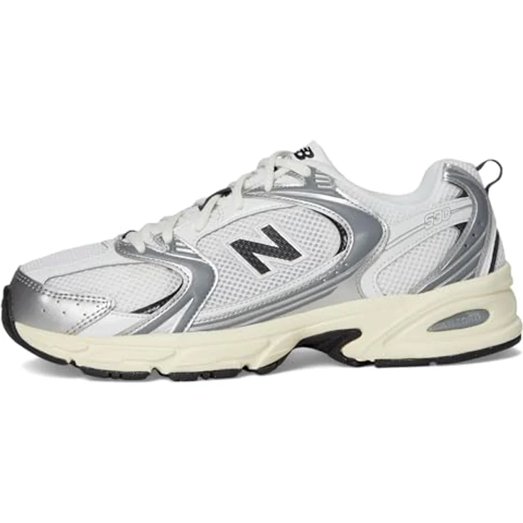 New Balance U530ESA, Laufschuhe mit ABZORB-Zwischensohle, Silber, Größe 40.5 – Bild 4