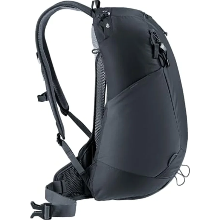 deuter AC Lite 17 Wanderrucksack (Modell 2024) mit Aircomfort Netzrücken-System, schwarz – Bild 3