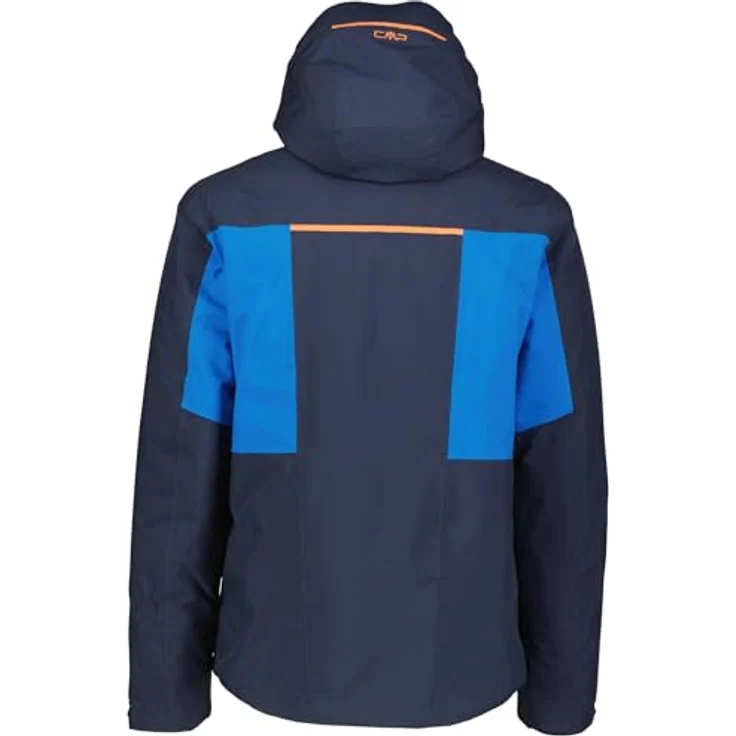 CMP Jacket Zip Hood 34W4657, Herren Skijacke aus robustem Polyestergewebe, dunkelblau, Größe 46, mit ClimaProtect Technologie und Feel Warm Flat Isolierung – Bild 2