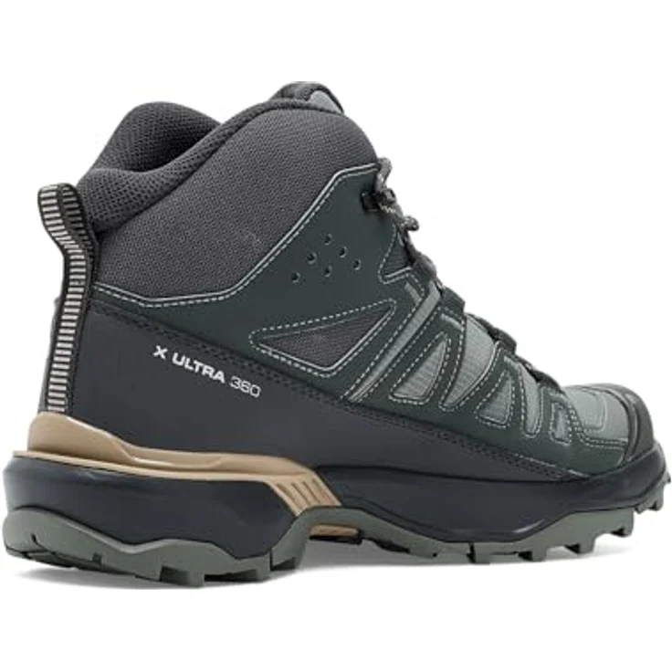 Salomon X Ultra 360 MID GTX W, Wanderschuhe in Grün, Größe EUR 39.5, Synthetik/Textil – Bild 3