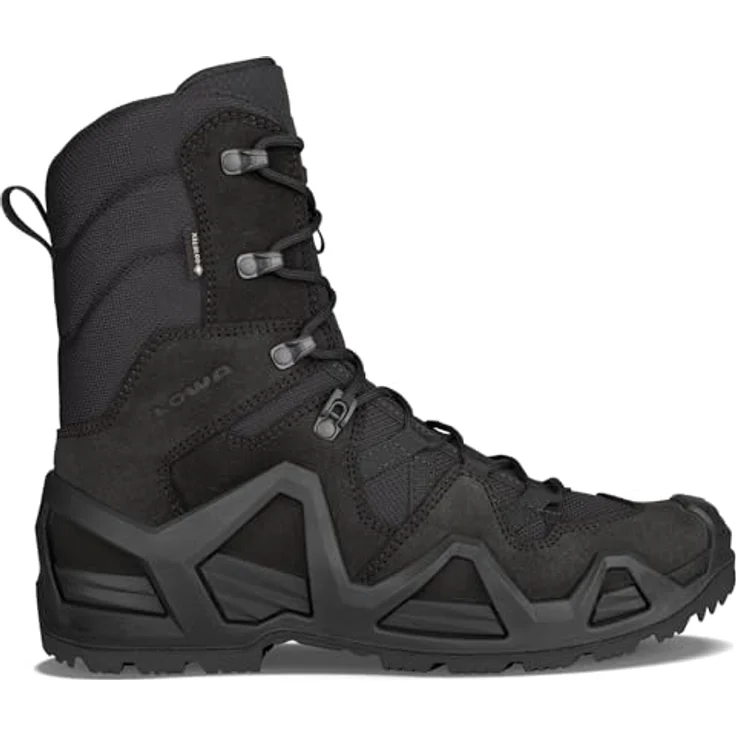 LOWA Zephyr MK2 GTX High Stiefel, wasserfester Einsatzstiefel mit reißfestem Veloursleder und GORE-TEX, schwarz 51 – Bild 1