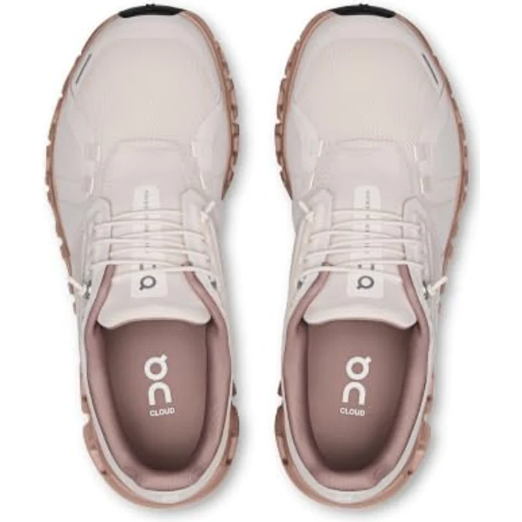 ON Running CLOUD 6 OYSTER | BISCUIT, Laufschuhe mit CloudTec®-Dämpfung, atmungsaktivem Mesh-Obermaterial, Größe 42 – Bild 3