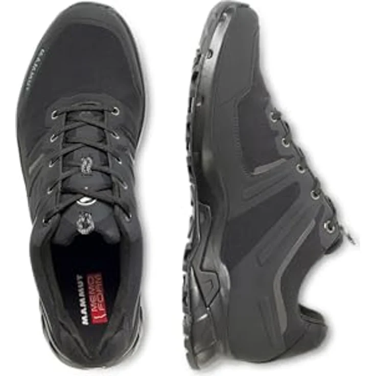Mammut Ultimate Pro Low GTX, Herren Wanderschuhe mit Gore-Tex Membran und gripex Tri Traction-Sohle, Schwarz – Bild 9