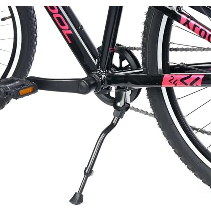 S’COOL Xroc pro Mountainbike, 20/24/26 Zoll, 7-Gang Kettenschaltung, Alu-Hardtail für Kinder 6–12 J., Farbe: Neon Green/Ocean (Oxid/Pink) – Bild 4
