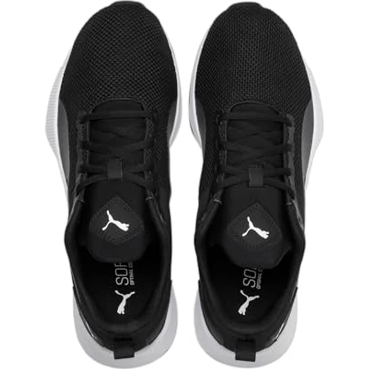 PUMA Flyer Runner, Laufschuhe für Herren in puma black-puma white, Schnürschuhe mit hochwertigem Textilmaterial, Größe 40.5 – Bild 7