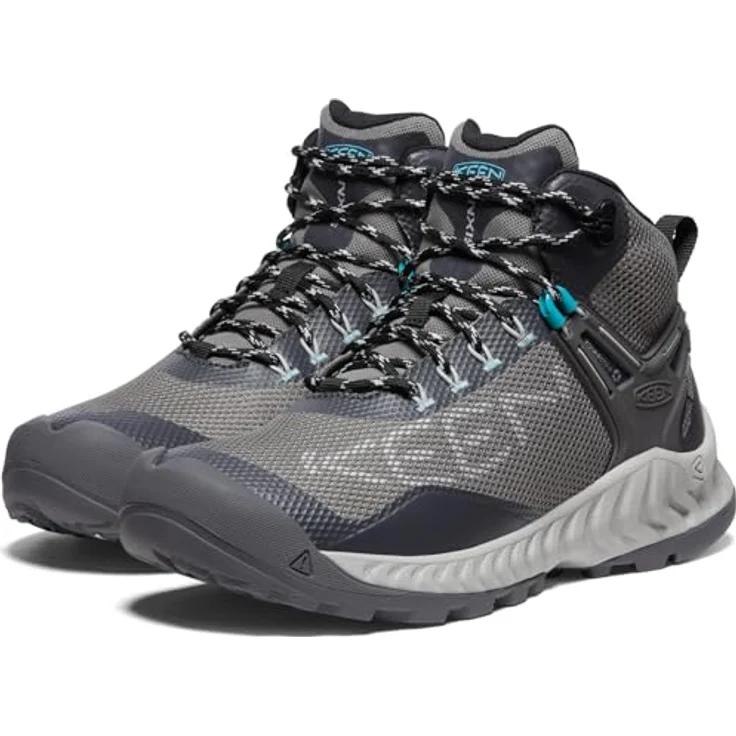 Keen W Nxis Evo Mid WP, Damen Wanderschuhe mit Komfort für Speed Hiking, Größe 38, Grau – Bild 4