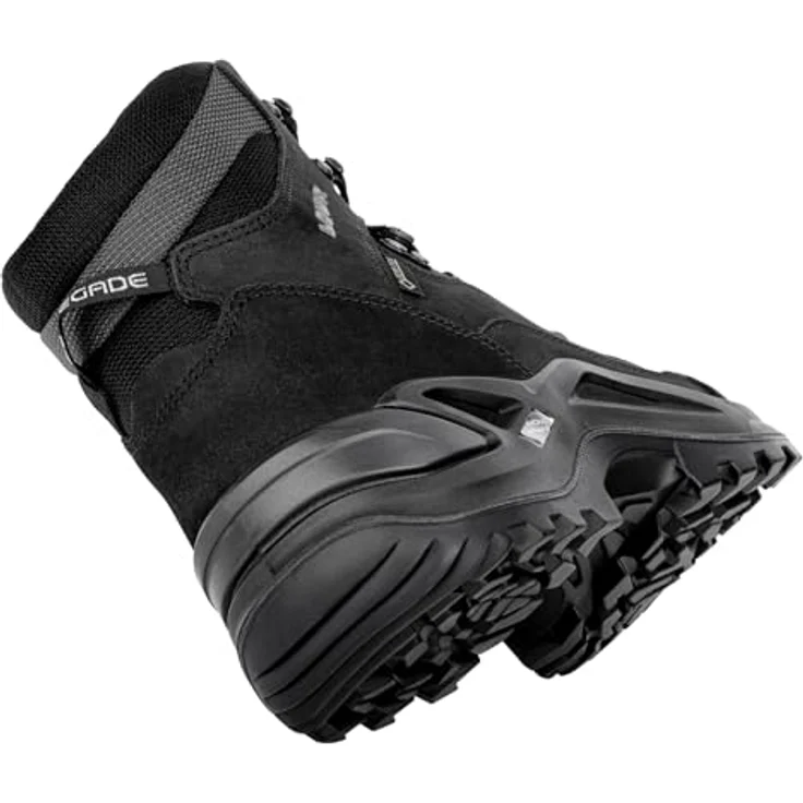 Lowa Renegade Gtx Mid, Herren Wanderschuhe mit Gore-Tex-Membran, Schwarz, Größe 42 – Bild 2