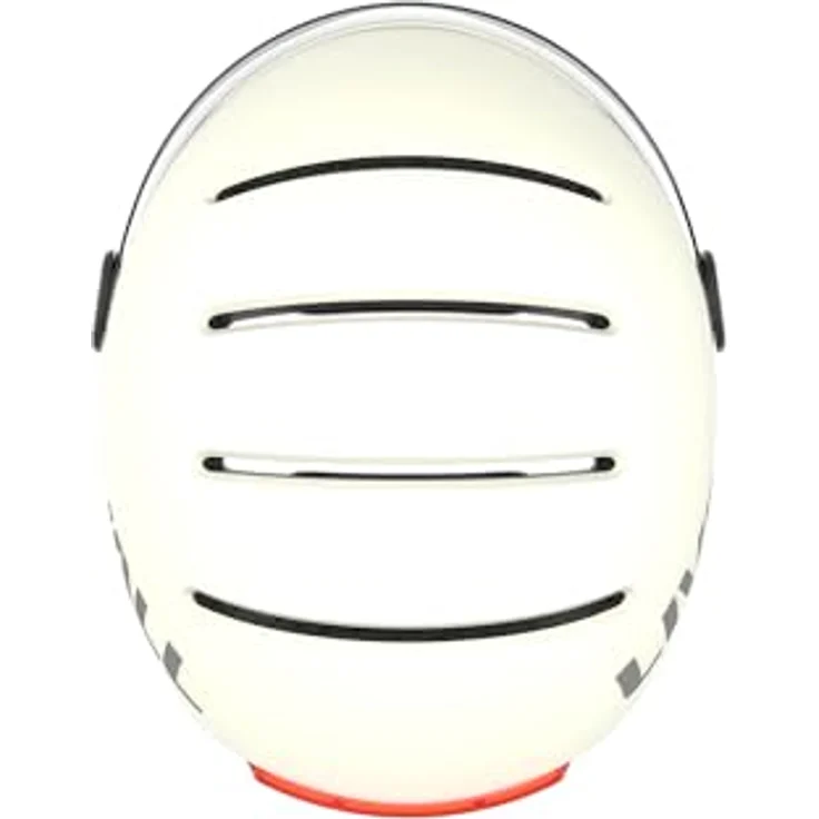 Livall L23, Fahrradhelm weiß 54-58 cm mit Schutzvisier und LED/SOS-Funktion – Bild 6
