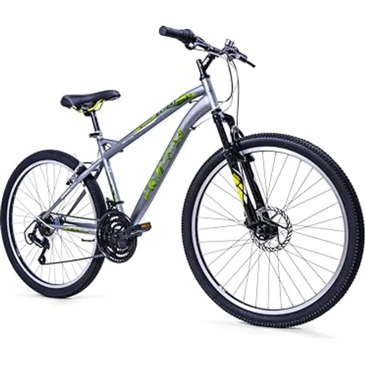 Huffy Extent Mountainbike 26", Matte Gunmetal, 18-Gang, präzise Bremsen für optimale Kontrolle