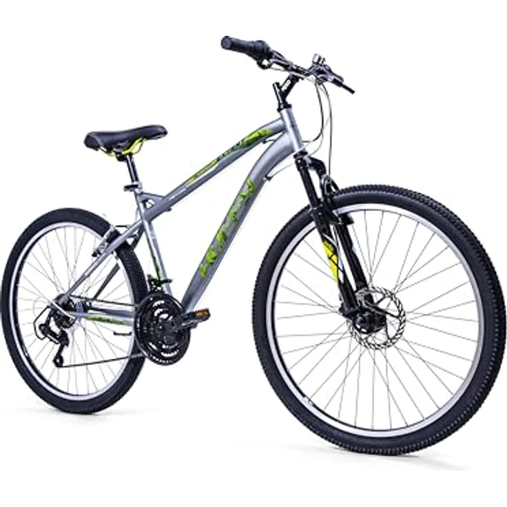 Huffy Extent Mountainbike 26", Matte Gunmetal, 18-Gang, präzise Bremsen für optimale Kontrolle – Bild 1