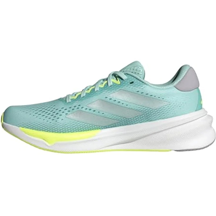 Adidas Damen Laufschuhe SUPERNOVA STRIDE 2, Hybrid-Zwischensohle aus Dreamstrike+, atmungsaktiv, semi flash aqua/matte silver/white, Größe 5 – Bild 2