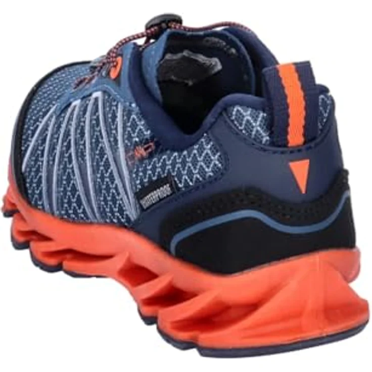 CMP Altak Trail Shoes WP 2.0, Wasserdichte Kinderschuhe mit veganer Technologie, Bluestone-Arancio, Größe 29 – Bild 4