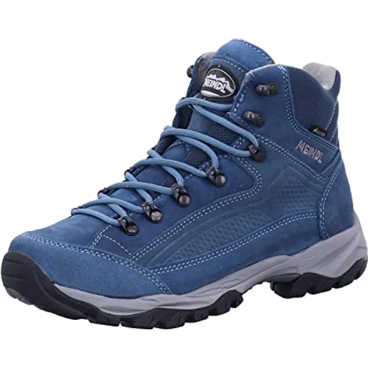 Meindl Baltimore Lady GTX, halbhoher Damen Outdoorschuh mit Gore-Tex und Air-Active-Fußbett, Jeans Azur – Bild 1