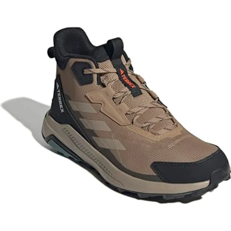Adidas Terrex Anylander Mid-Cut, Wanderschuhe für Herren mit Traxion Außensohle und leichter EVA-Zwischensohle, schwarz – Bild 4