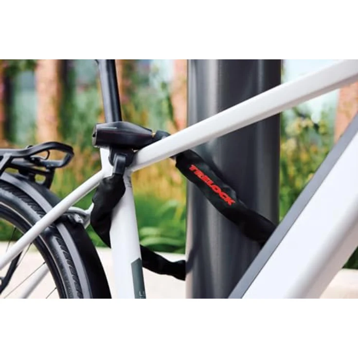 Trelock Kettenschloss 110 cm D 9,5 mm BC 680/110/9,5 schwarz ohne Halter – Bild 3