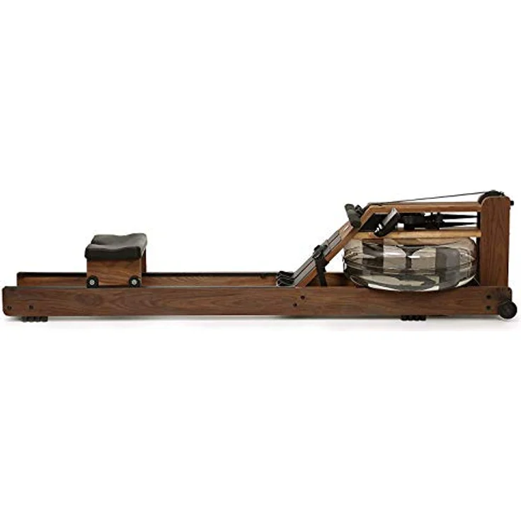 Water Rower Rudergerät Nussbaum mit S4 Leistungsmonitor, 210x56x53 cm – Bild 1