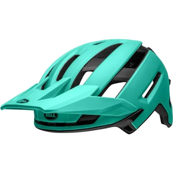 Bell Super Air R Spherical Fahrradhelm, All-Mountain-Helm mit Spherical Mips-Technologie, matte turquoise/black, Größe L – Bild 4