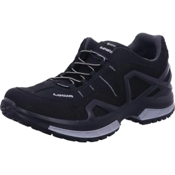 LOWA Gorgon GTX, Multifunktions-Wanderschuhe mit GORE-TEX Membran, schwarz/anthrazit, UK 8, normalweite – Bild 1