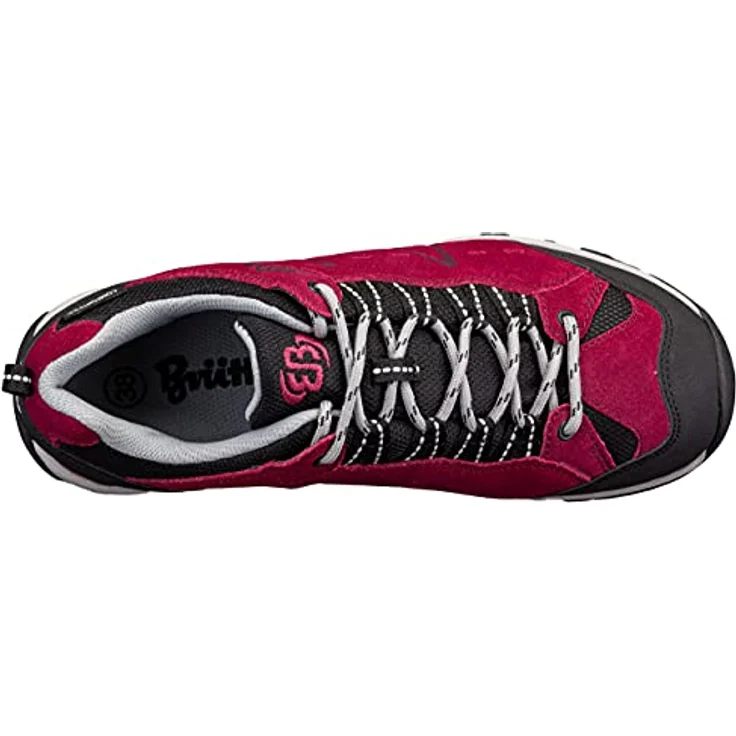 BRÜTTING Mount Bona Low, Outdoorschuh für Damen und Herren mit Veloursleder-Obermaterial, wasserdichter Comfortex-Membrane und rutschfester Vibram-Laufsohle – Bild 5