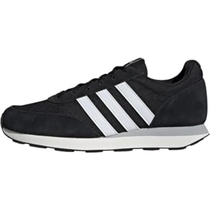 Adidas Run 60s 3.0 Classic Retro Sneaker, Laufschuhe in Schwarz/Weiß, IE3826, Schuhgröße 45 1/3 EU – Bild 1