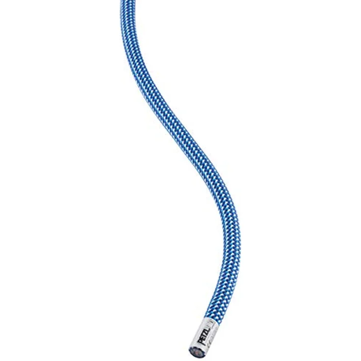 PETZL Contact Wall 9,8mm Einfachseil zum Hallenklettern Polyamid Blau, 30m Länge – Bild 2
