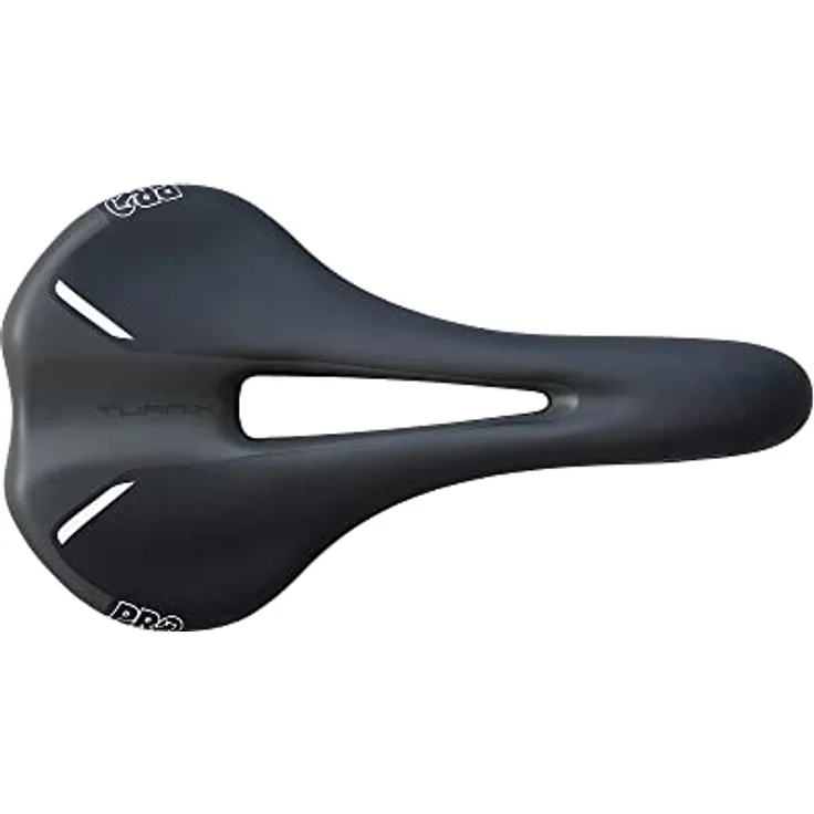PRO Bike Gear Turnix Crmo, Fahrradsattel mit anatomischer Aussparung, 142/152 mm, Nylonbasis auf CrMo-Schienen, PU-Polsterung, ideal für Rennrad/Cyclocross – Bild 5