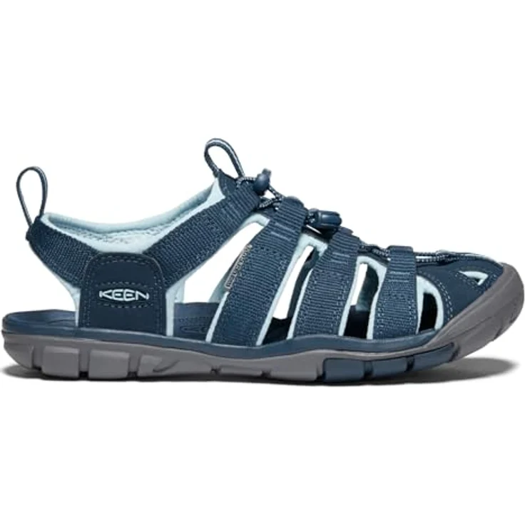 KEEN Clearwater CNX Damen Wanderschuhe, Zehenschutz und Schnellzugschnürsystem, blau, Größe 39 – Bild 2