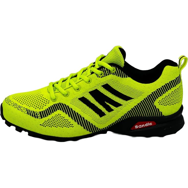 Avior Home Nowalnd Herren Damen Sneaker Laufschuhe, atmungsaktives Obermaterial, rutschfeste Sohle, Grün/Schwarz, Größen 36-43