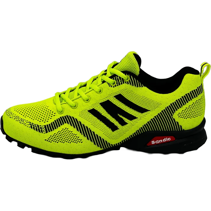 Avior Home Nowalnd Herren Damen Sneaker Laufschuhe, atmungsaktives Obermaterial, rutschfeste Sohle, Grün/Schwarz, Größen 36-43