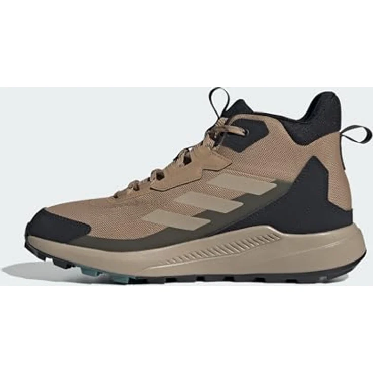 adidas Terrex Anylander Mid-Cut, Wanderschuhe für Herren mit EVA-Zwischensohle und Traxion Außensohle, schwarz – Bild 3