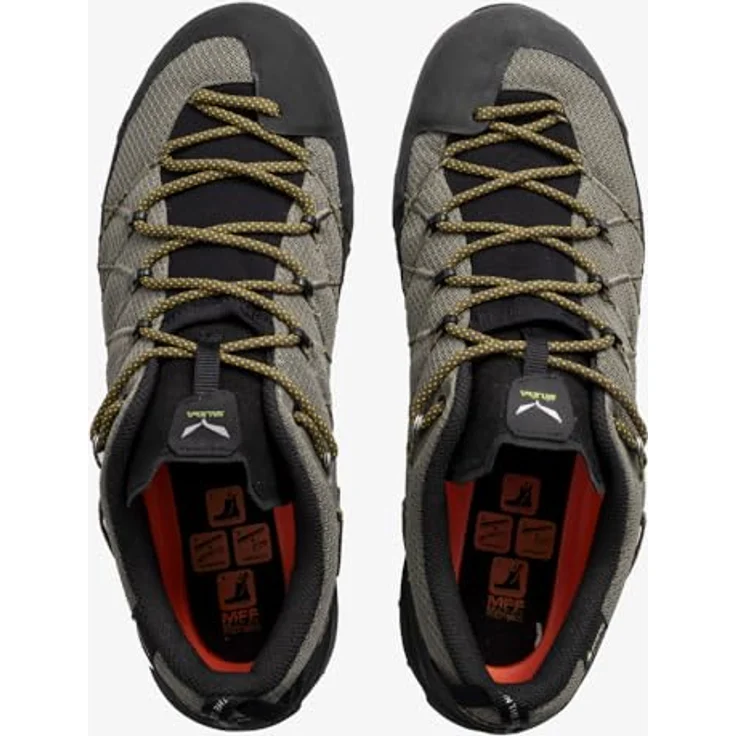 SALEWA Wildfire 2 GTX M, Herren Wanderschuhe/Kletterschuhe, wasserdicht, grau/schwarz, Größe 42,5 – Bild 4