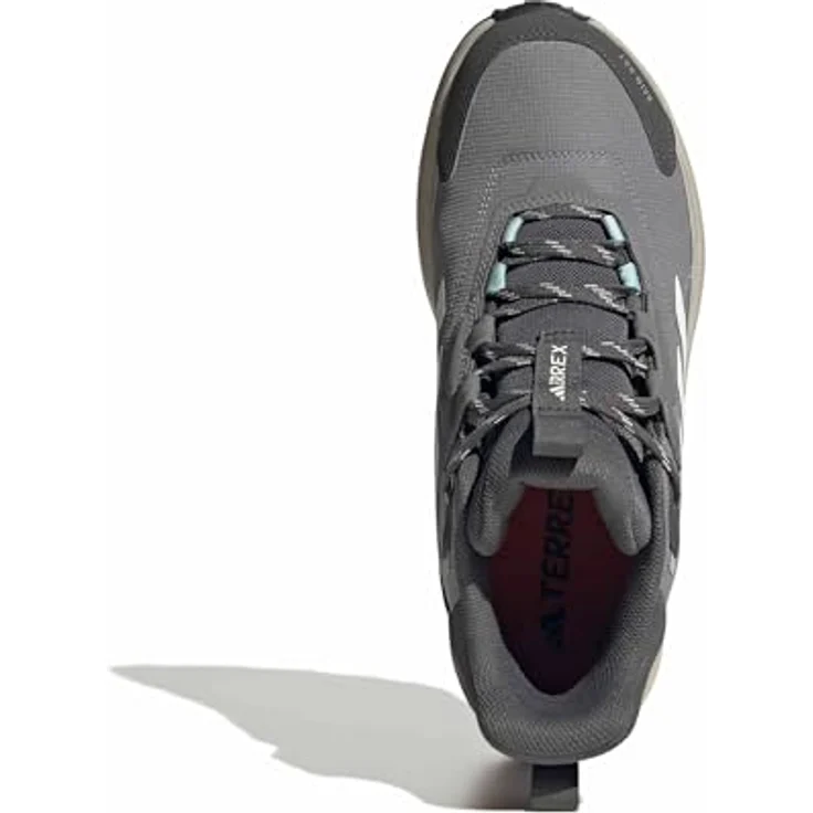 Adidas Damen Terrex Anylander Mid Rain.RDY Wanderstiefel, halbhoher Schaft, Traxion Außensohle, Grey Three/Off White/Grey Two, Größe 38 – Bild 2