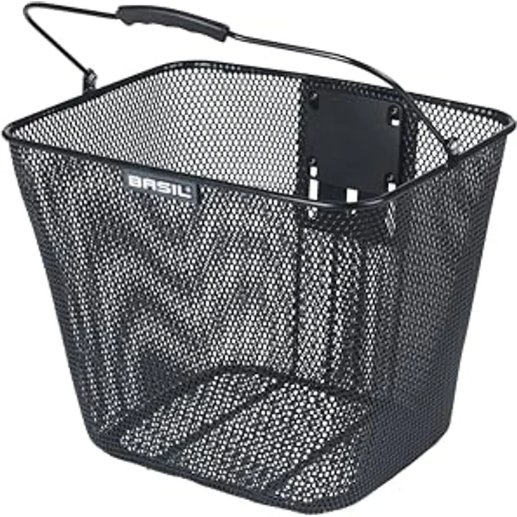 Basil Bilbao Kf Basket, Fahrradkorb in Schwarz, One Size – Bild 1