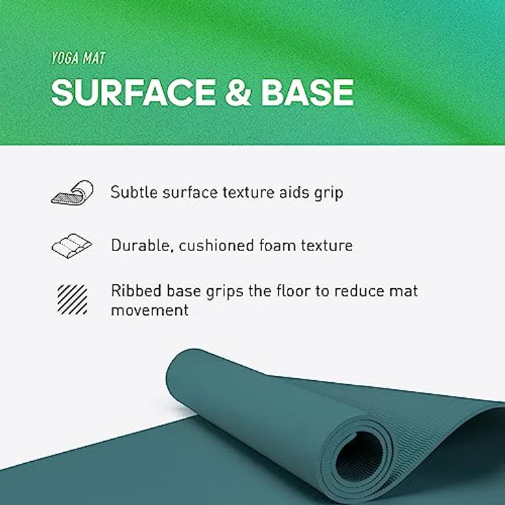 Yoga Mat - 8mm - Raw Green – Bild 2