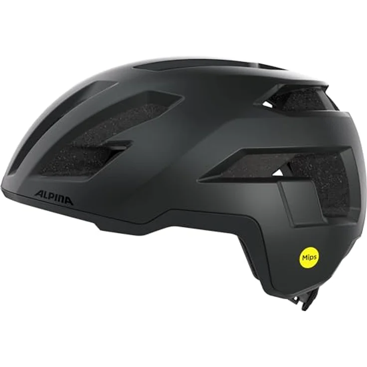 Alpina Taunus Gravel Mips Helm, Fahrradhelm mit leichtem Design, schwarz matt, für optimale Sicherheit und Belüftung – Bild 2